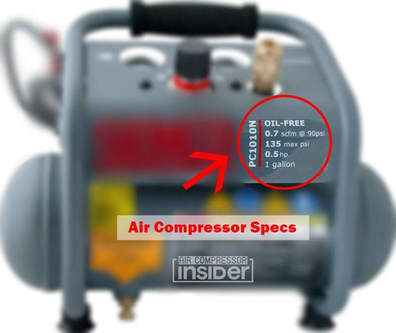 air compressor specs