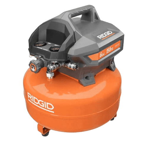 RIDGID 6 Gallon Portable Electric Pancake Air Compressor