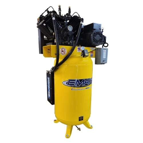 EMAX (ES07V080V1) 80 Gallon 7.5 HP Quiet Industrial 2 Stage Air Compressor