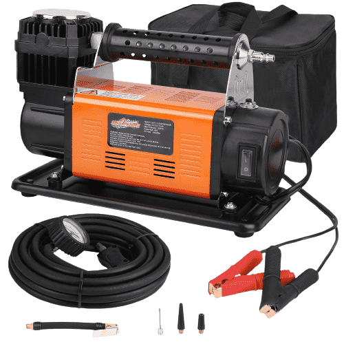 ROAD2SUMMIT Heavy Duty Portable 12V Off-Road Air Compressor Kit