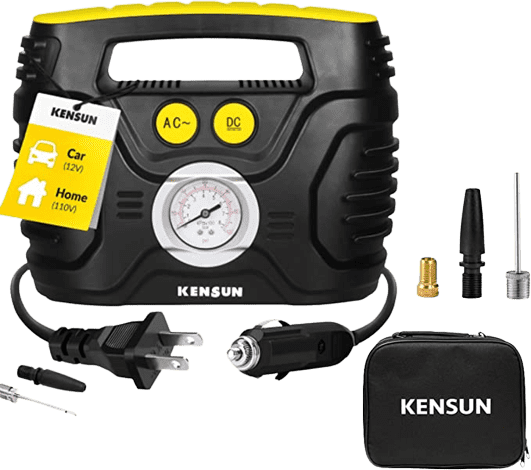 Kensun 12V 100 PSI Portable Air Compressor Pump