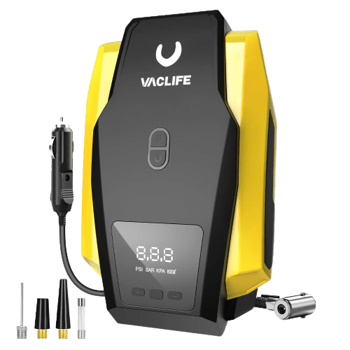 VacLife Tire Inflator, 12V Portable Air Compressor