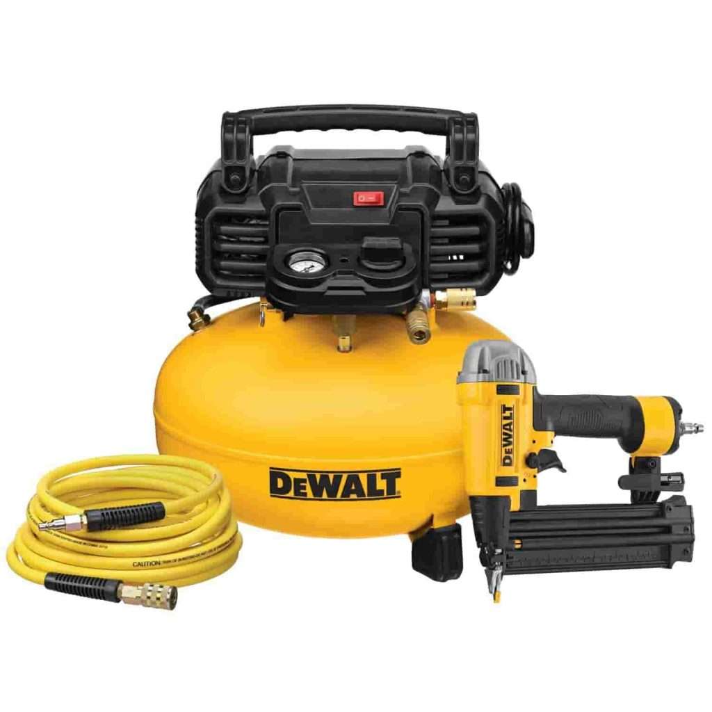 DEWALT (DWFP1KIT) 6 Gallon Oil-Free Pancake Air Compressor Combo Kit