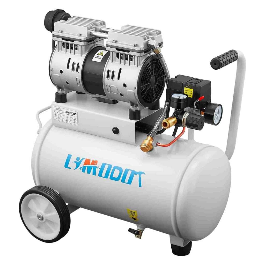 Limodot Portable, Ultra Quiet 6 Gallon Air Compressor