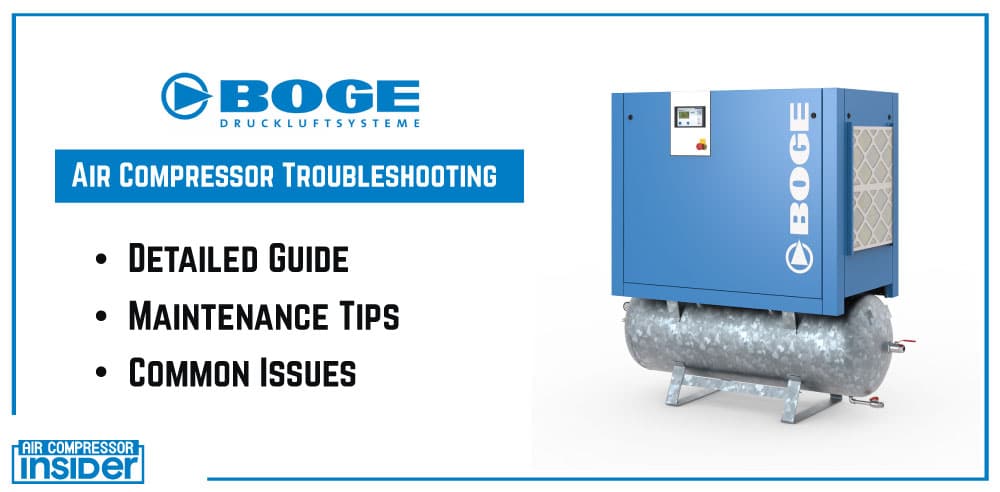 Boge Air Compressor Troubleshooting