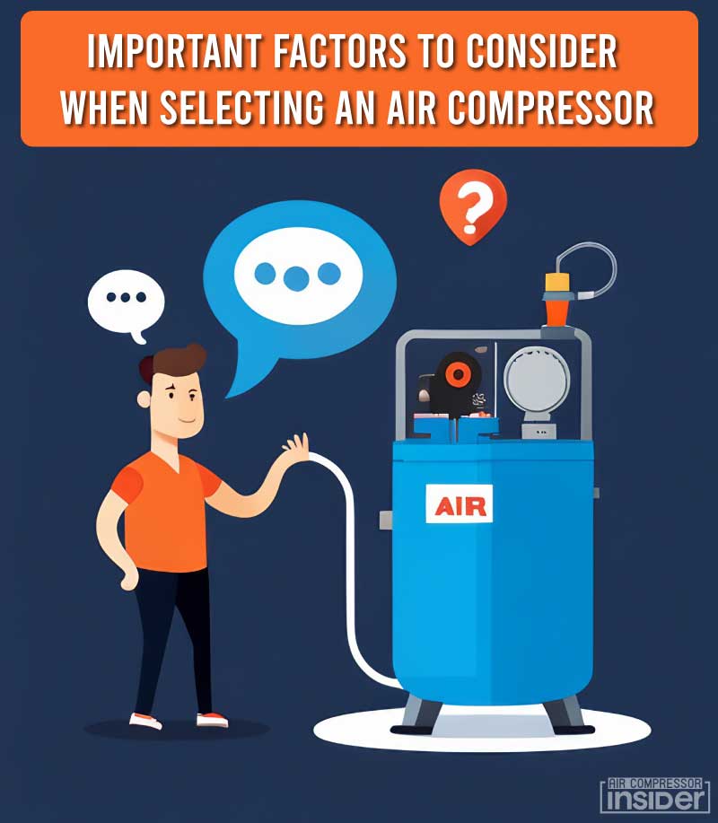 Important Factors To Consider When Selecting An Air Compressor