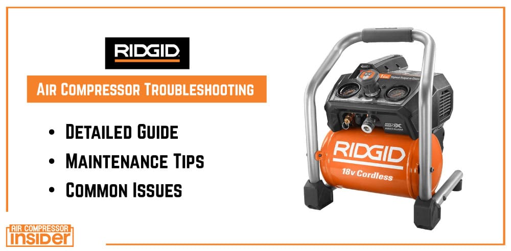 Ridgid Air Compressor Troubleshooting